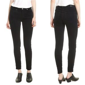 NWT Joie Mid-Rise Velvet Stretch Skinny Jeans